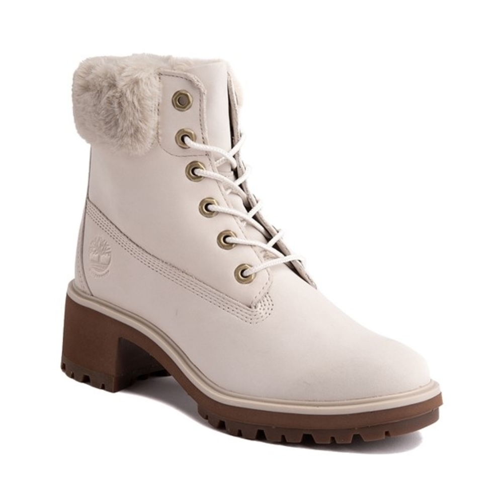 NWT Timberland Kinsley Boots In White, Size 7